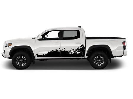 Decal For TOYOTA TACOMA Side Door Splash Design Vinyl Graphics Sticker