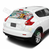 Sticker Bomb Skin Decals Window See Thru Stickers Perforated for Nissan Juke