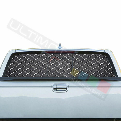 Sticker Bomb Skin Rear Window See Thru Stickers Perforated for Honda Ridgeline