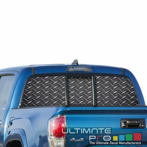 Sticker Bomb Skin Window See Thru Stickers Perforated for Toyota Tacoma 2018