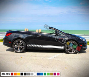 Sticker Decal for Buick Cascada side front CARBON light tail mirror bumper trim