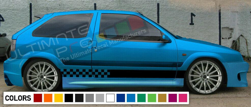 Sticker Decal for CITROEN Xsara ZX Light lip spring clear xenon hid skirt  2000