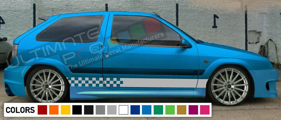 Sticker Decal for CITROEN Xsara ZX Light lip spring clear xenon hid skirt  2000