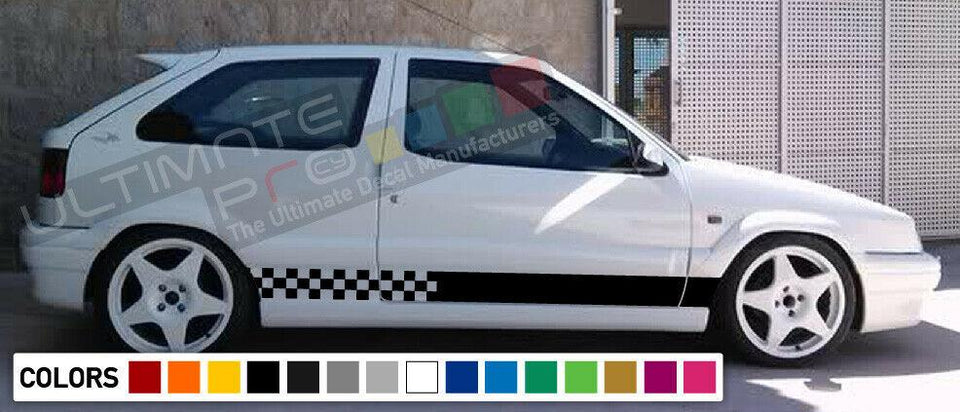 Sticker Decal for CITROEN Xsara ZX Light lip spring clear xenon hid skirt  2000