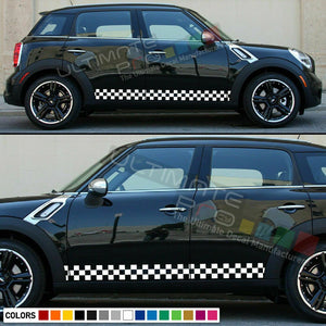 Sticker Decal for Mini Countryman R60 Side Stripes Cooper Door Mirror JCW Handle