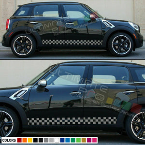 Sticker Decal for Mini Countryman R60 Side Stripes Cooper Door Mirror JCW Handle