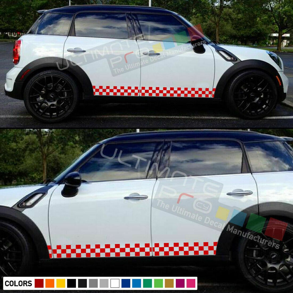 Sticker Decal for Mini Countryman R60 Side Stripes Cooper Door Mirror JCW Handle