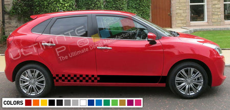Sticker Decal for Suzuki Baleno Stripes light coupe kit mirror sx4 rear frond rs