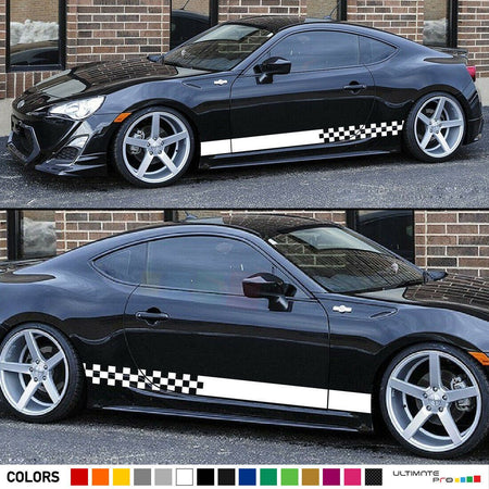 Sticker Decal for Toyota GT 86 Stripe skirt body model sport carbon xenon racing