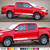 Sticker Decal for Toyota Hilux Stripe bar 2012 2013 2014 2015 2016 clear lift