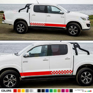 Sticker Decal for Toyota Hilux Stripe bar 2012 2013 2014 2015 2016 clear lift