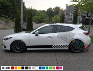 Sticker Decal Graphic Lower Door Stripe Body Kit for Mazda 3 Spoiler Bumper Side