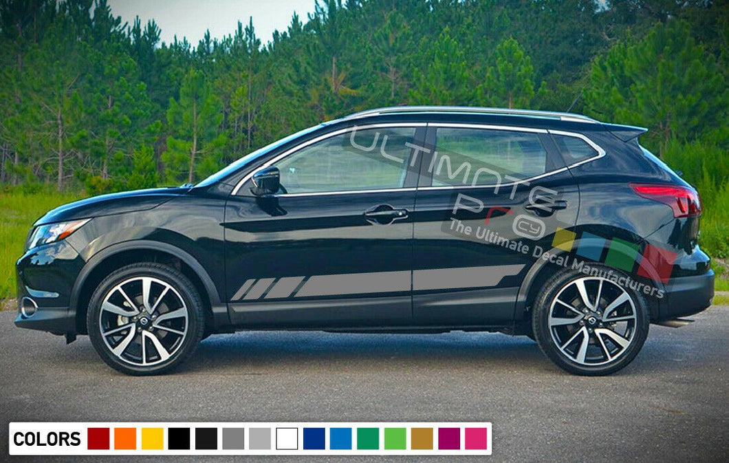 Sticker Decal Graphic Lower Door Stripes for Nissan Rogue Wing Lip Skirt Fender