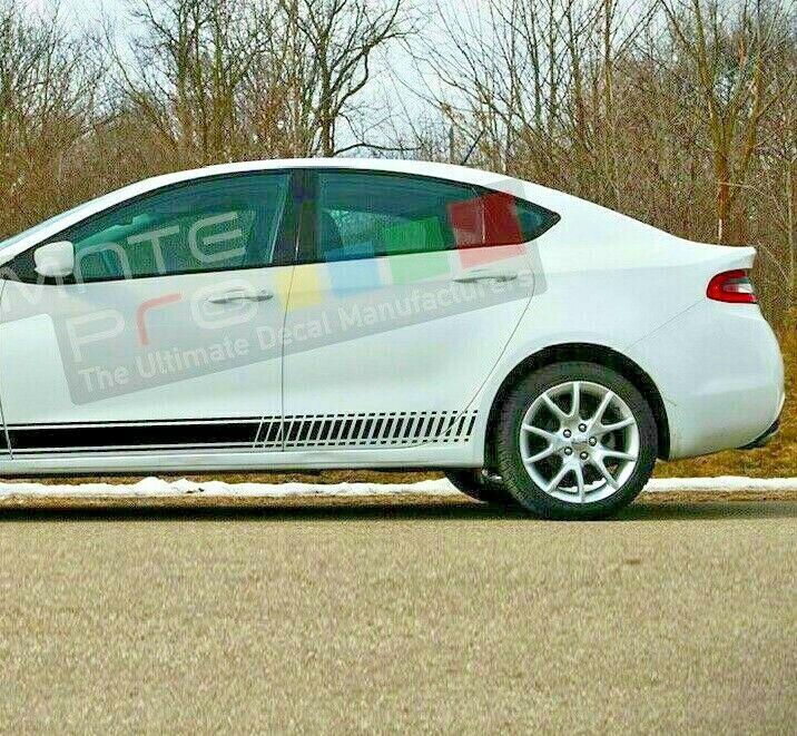 Sticker Decal Graphic Lower Stripe Body Kit for Dodge Dart lip cover arm carbon