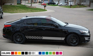 Sticker Decal Graphic Lower Stripe Kit for Kia Optima Sport Splitter LED Light