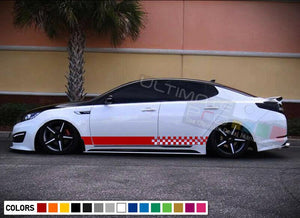 Sticker Decal Graphic Lower Stripe Kit for Kia Optima Sport Splitter LED Light