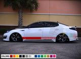 Sticker Decal Graphic Lower Stripe Kit for Kia Optima Sport Splitter LED Light