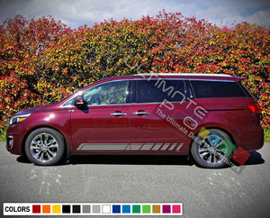 Sticker Decal Graphic Side Door Stripe Body Kit for KIA Sedona Sport Splitter