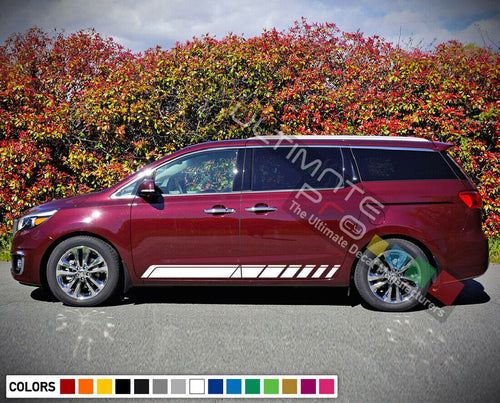 Sticker Decal Graphic Side Door Stripe Body Kit for KIA Sedona Sport Splitter