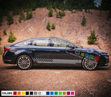 Sticker Decal Graphic Side Door Stripes for Kia Cadenza 2014 - 2018 Sport turbo