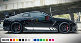 Sticker Decal Graphic Side Door Stripes for Nissan GT-R R35 Spoiler Racing Hood