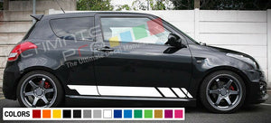 Sticker Decal Graphic Side Stripe Kit For Suzuki Swift Bumper Headlight Fender