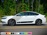 Sticker Decal Graphic Side Strobe Stripes for Chrysler 200 Light window trim Lip