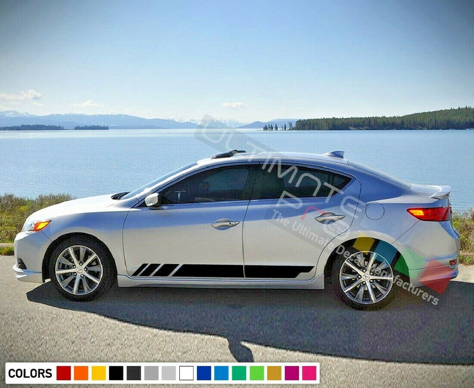 Sticker Decal Graphic Stripe Body Kit for Acura ILX Bumper Lamp Front Rear sport