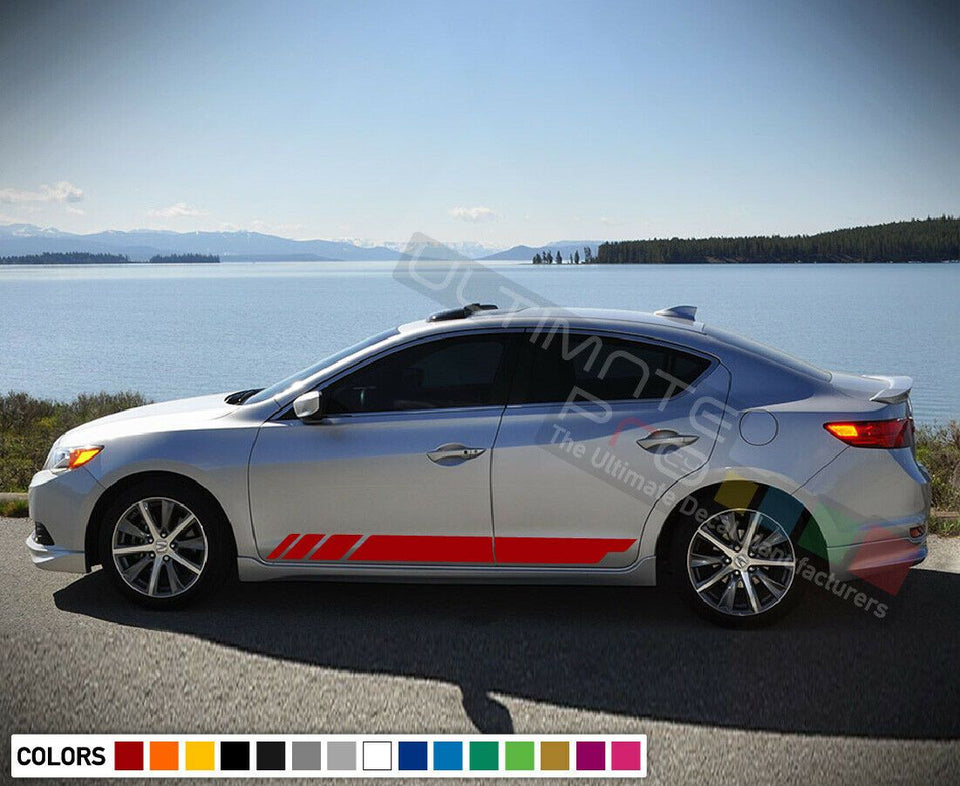 Sticker Decal Graphic Stripe Body Kit for Acura ILX Bumper Lamp Front Rear sport