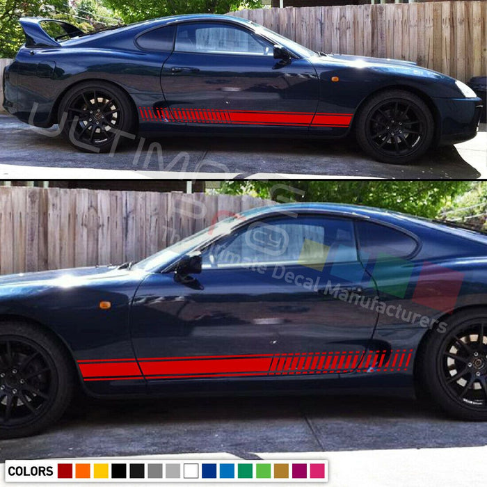 Sticker Decal Graphic Stripe Body Kit for Toyota Supra Tune Hood Headlight mk4