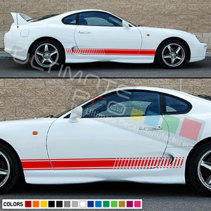 Sticker Decal Graphic Stripe Kit for Toyota Supra Xenon Light Lip Spoiler Bumper