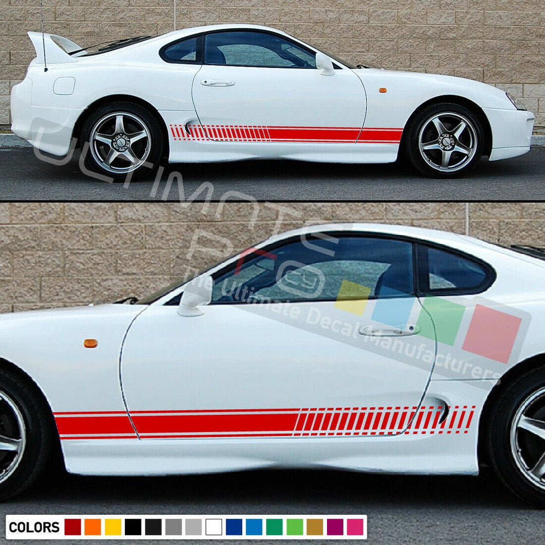 Sticker Decal Graphic Stripe Kit for Toyota Supra Xenon Light Lip Spoiler Bumper