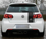 Sticker Decal Graphic Stripe Kit for VW Volkswagen Golf MK6 6 LED Light Fog Wing