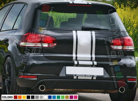 Sticker Decal Graphic Stripe Kit for VW Volkswagen Golf MK6 6 LED Light Fog Wing