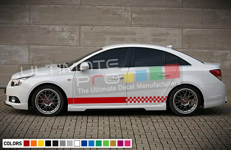 Sticker Decal Graphic Stripes for Chevrolet Cruze 08 -16 Mirror Sport lip trim