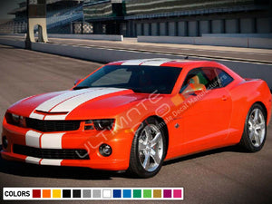 Sticker Decal Rally Stripes Kit for Chevrolet Camaro Spoiler Lip Bumper Light