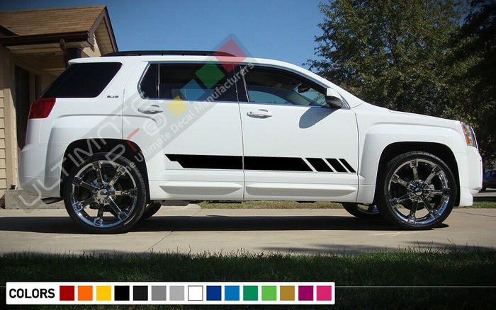 Sticker Decal Side Door Sport Stripes for GMC Terrain Light Mirror Guard Molding