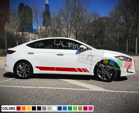 Sticker Decal Side Door Stripe Body Kit for Hyundai Elantra Handle Cover sport