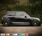 Sticker Decal Side Door Stripe Body Kit for Mini Cooper S Hatch Handle Cover Set