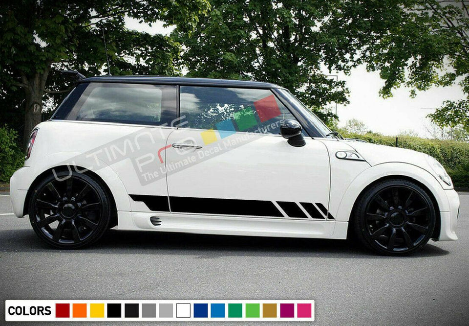 Sticker Decal Side Door Stripe Body Kit for Mini Cooper S Hatch Handle Cover Set