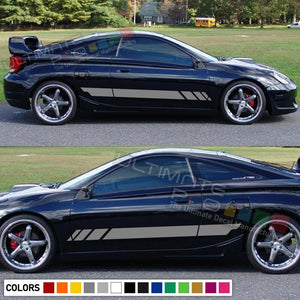 Sticker Decal Side Door Stripe Ki for Toyota Celica GT-S Sport LED Lights Bumper