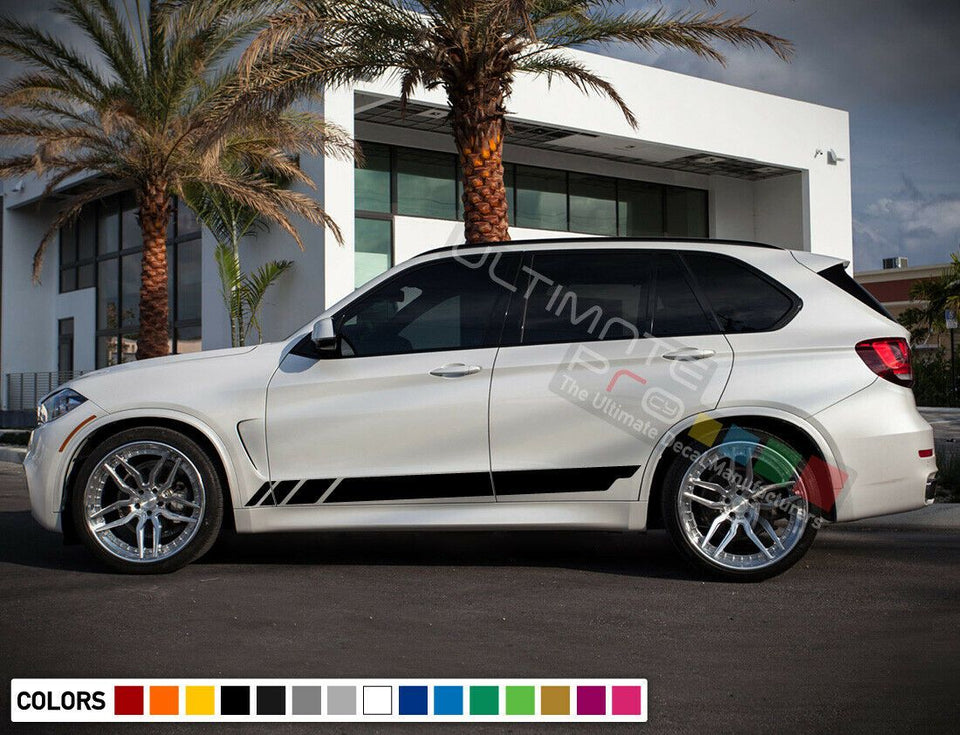 Sticker Decal Side Door Stripe Kit for BMW X5 M sport scratch Light Mirror 2010