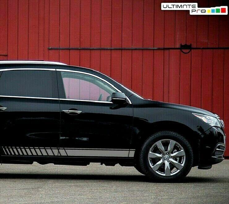 Sticker Decal Side Door Stripes for Acura Mdx suv 2007 2009 2016 2017 2018 2019