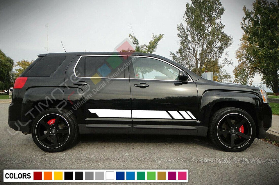 Sticker Decal Side Lower Stripe Body Kit for GMC Terrain Seat 2010-2018 Covers