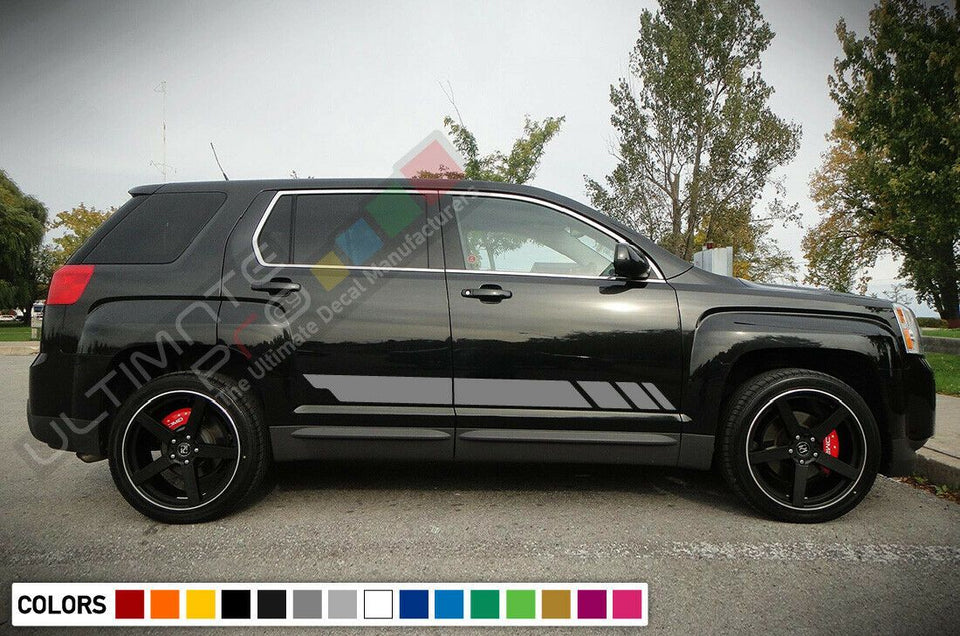 Sticker Decal Side Lower Stripe Body Kit for GMC Terrain Seat 2010-2018 Covers