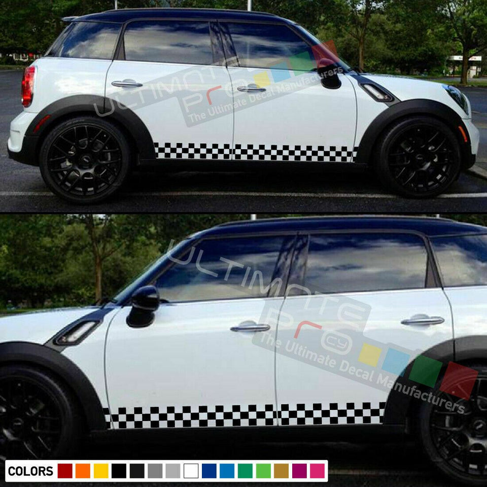 Sticker Decal Side Stripes for Mini Countryman R60 John Cooper Works Racing Body