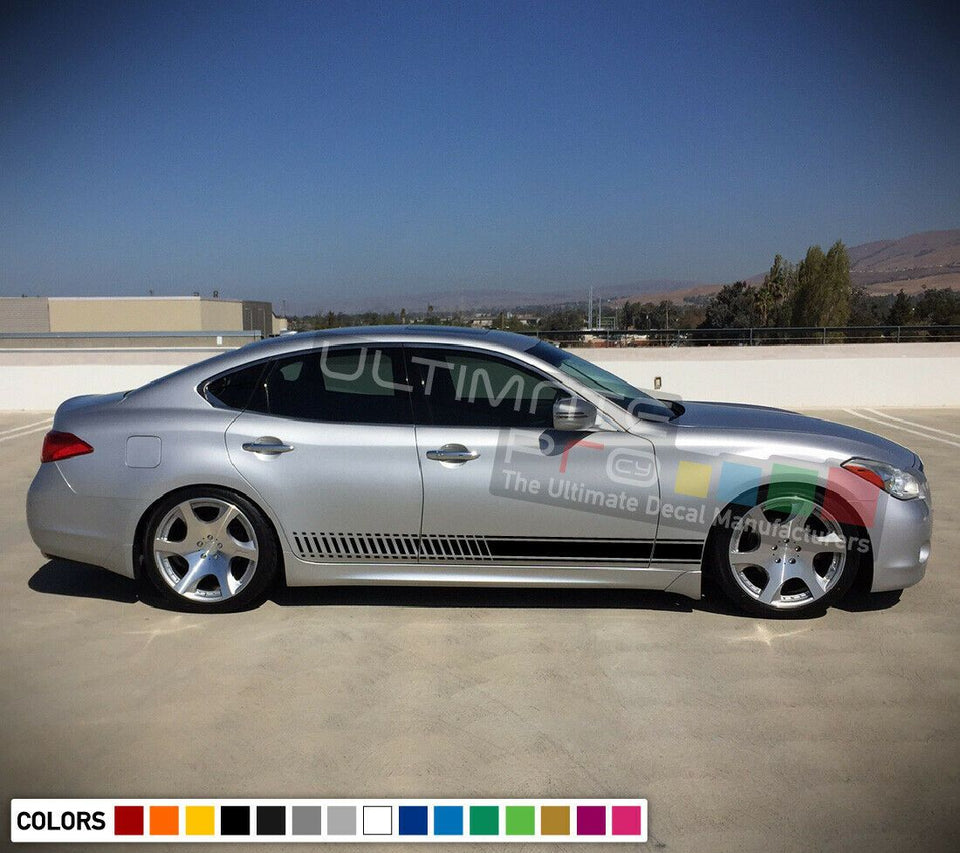 Sticker Decal Stripe Body Kit for Infiniti Q70 Chrome Tail Light Led Grille 2018