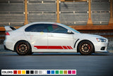 Sticker Decal Stripe Body Kit for Mitsubishi Lancer Evolution lip 2013 2014 2015