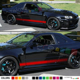 Sticker Decal Stripe Body Kit for Nissan Skyline R34 R33 Wing Splitter Headlight