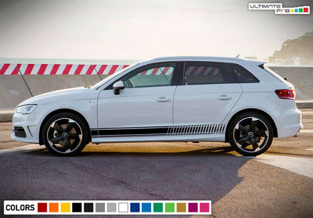 Sticker Decal stripe for Audi A3 lip 2010 2011 2012 2013 2014 2015 2016 2017 s3